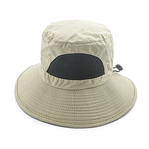 Summer Women UV Protection Wide Brim Outdoor Sun Bucket Hat