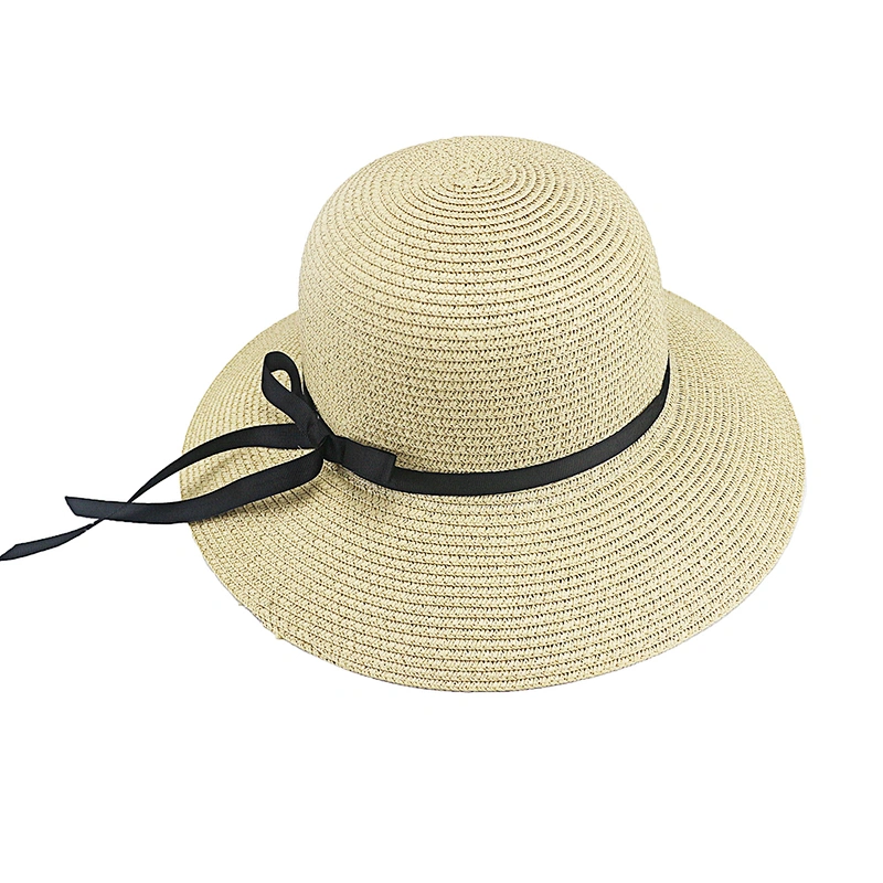 2020 High quality popular summer paper straw hat floppy women straw Hat