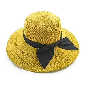 2020 High quality popular summer paper straw hat floppy women straw Hat