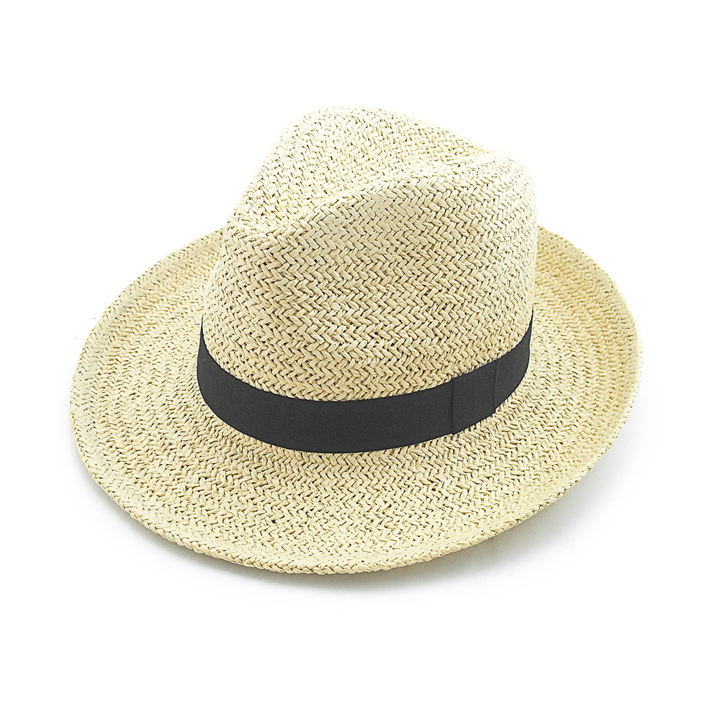 Wholesale paper straw hat handmade panama men and women summer Hat