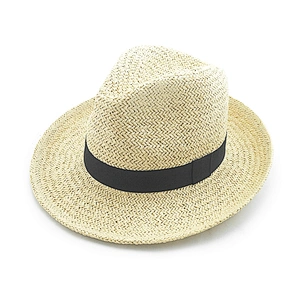 Wholesale paper straw hat handmade panama men and women summer Hat