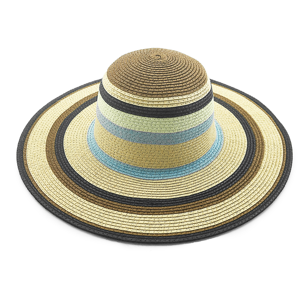 2020 High quality popular summer paper straw hat floppy women straw Hat