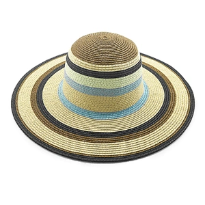 2020 High quality popular summer paper straw hat floppy women straw Hat