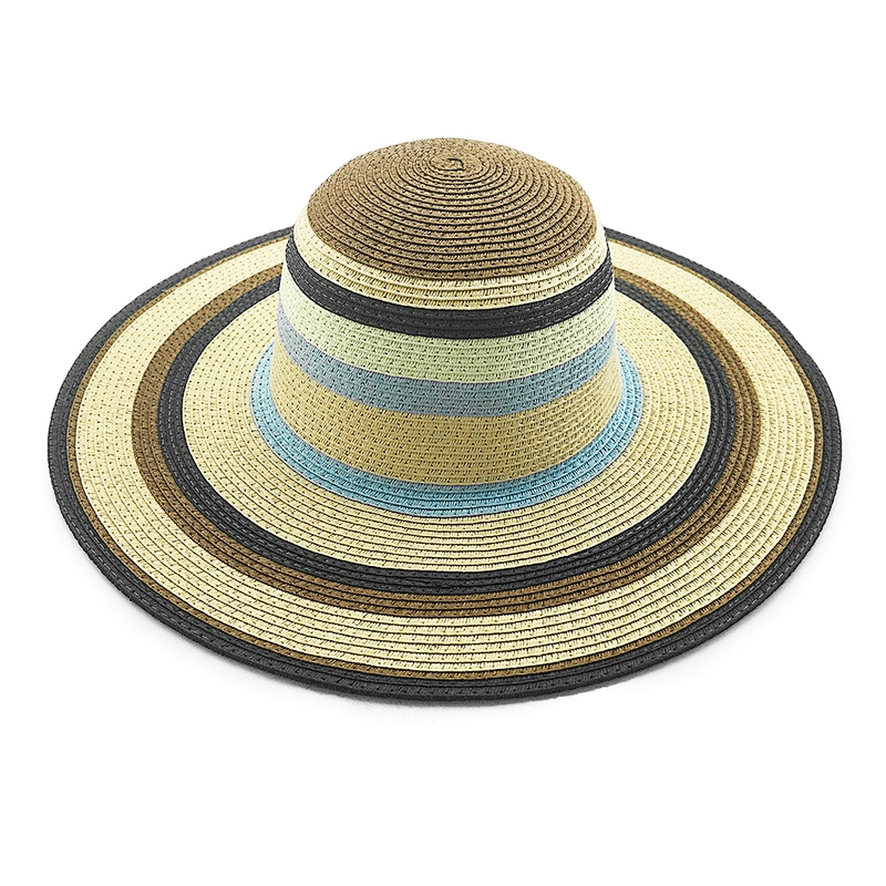2020 High quality popular summer paper straw hat floppy women straw Hat