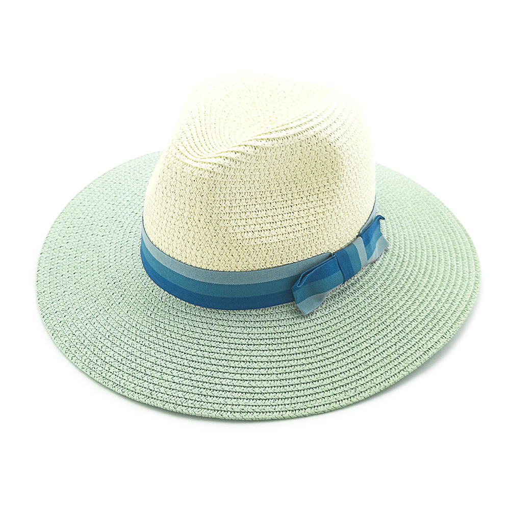 Fashion 2020 Promotional Panama Paper Straw Hat Women beach summer hat