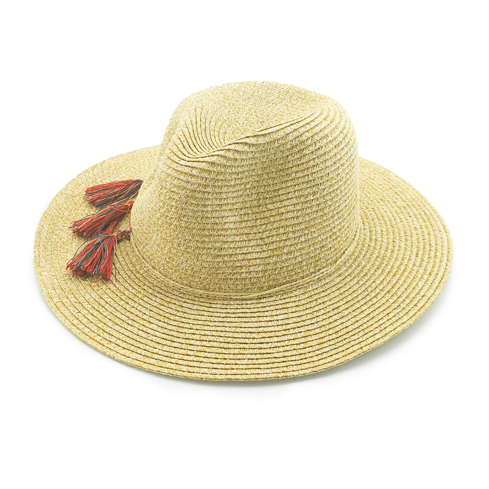 2020 al por mayor de la mujer personalizada alfombrilla de papiro Lafite Panamá verano playa sombrero de sol Mujer