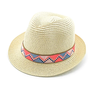 2020 new popular fashion high quality summer paper braid fedora hat
