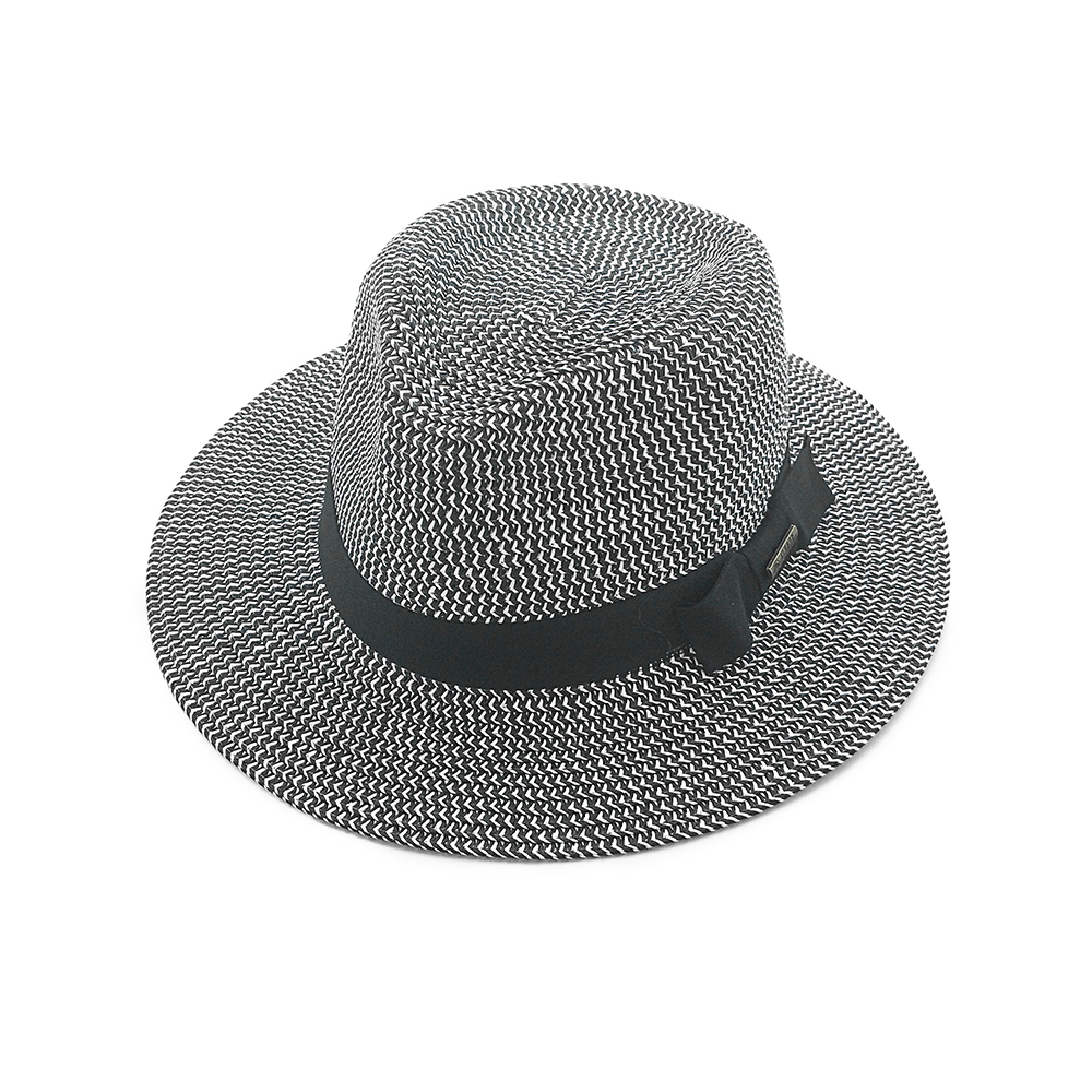 Wholesale high quality mix color fashion paper straw cheap panama hats for women and men