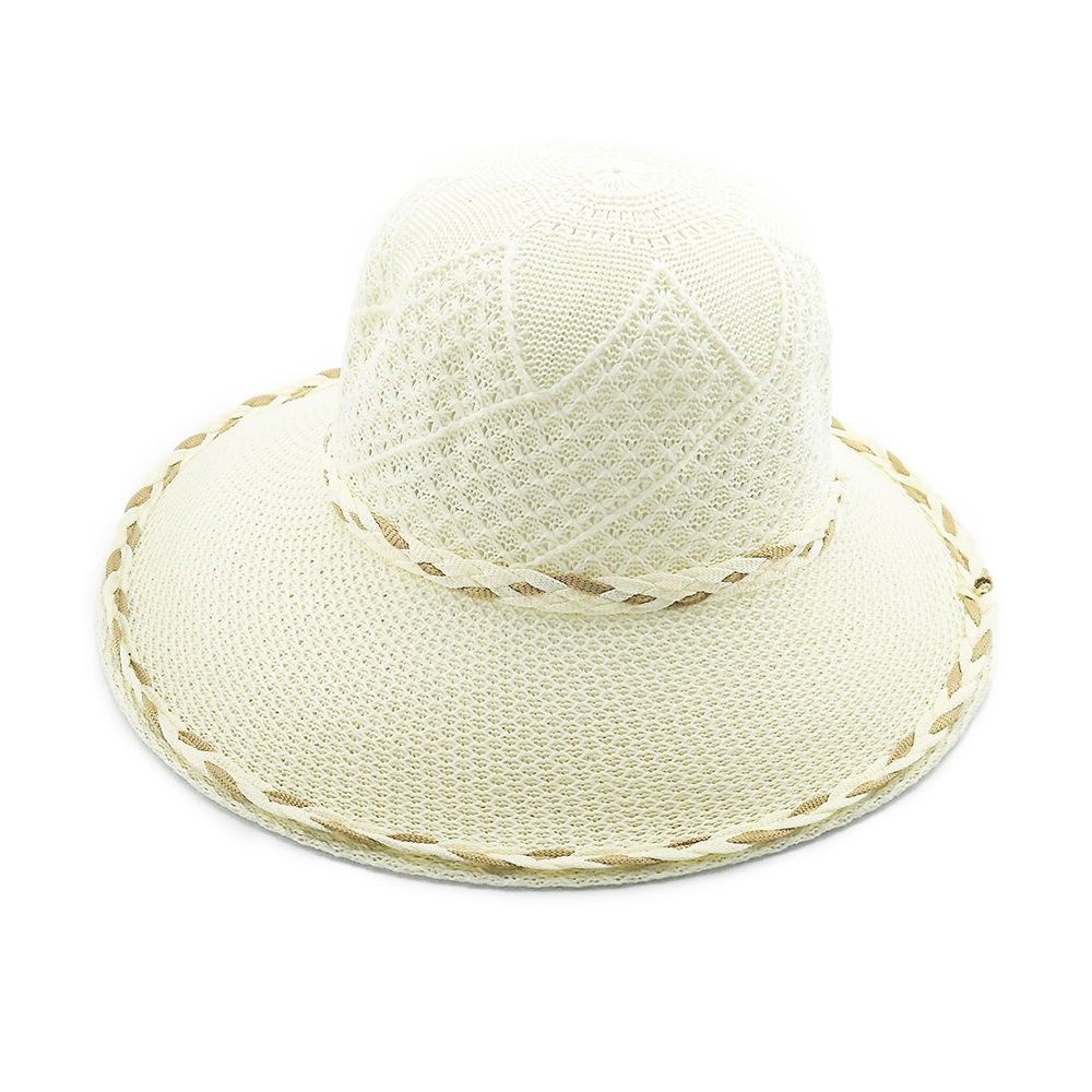 2020 High quality popular summer paper straw hat bucket women straw Hat