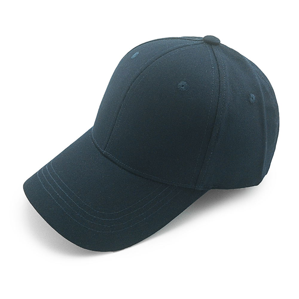 OEM custom 6-panel foldable fitted hat plain baseball cap basic promotional wholesale cap