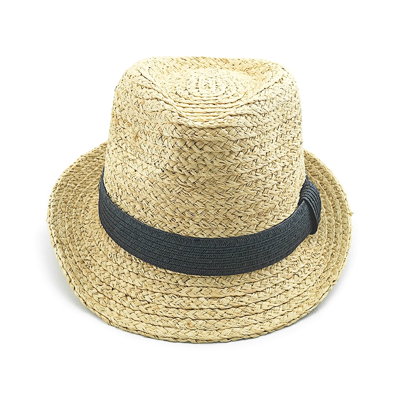2020 new popular fashion high quality summer raffia straw braid fedora hat