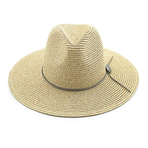 Wholesale Custom Lady Raffia Paper Floppy Panama Summer Beach Sun Straw Hats For Women