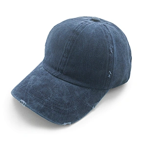 Customized Cheap Vintage Fashion Golf Dad Gorra Washed Distressed Denim Embellished Plain Hat And Cap Men And Women Baseball Cap