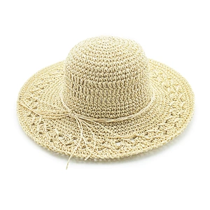 2020 High quality popular summer paper straw hat floppy women straw Hat