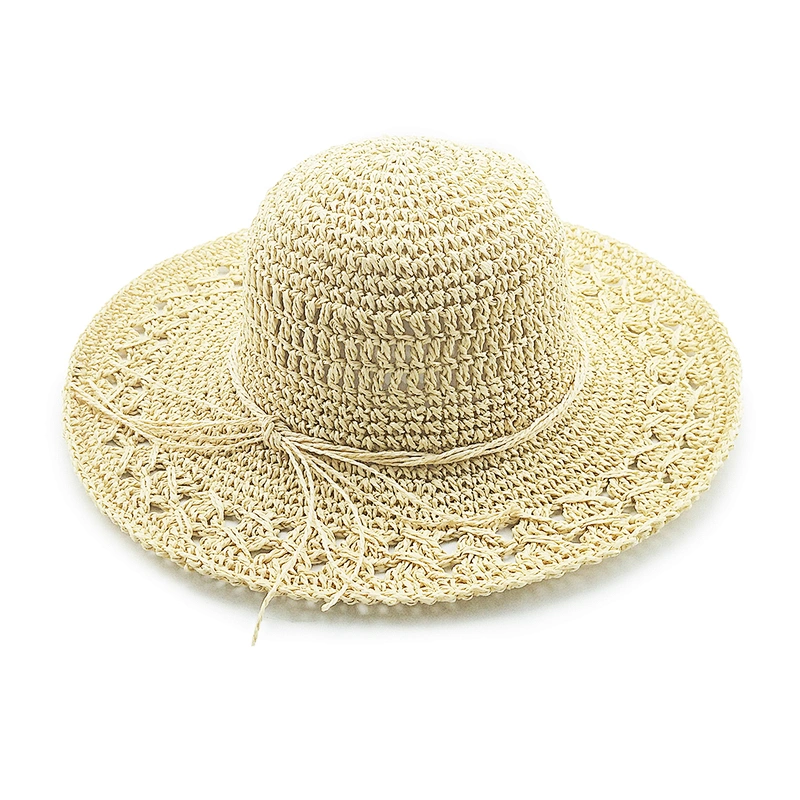 2020 High quality popular summer paper straw hat floppy women straw Hat