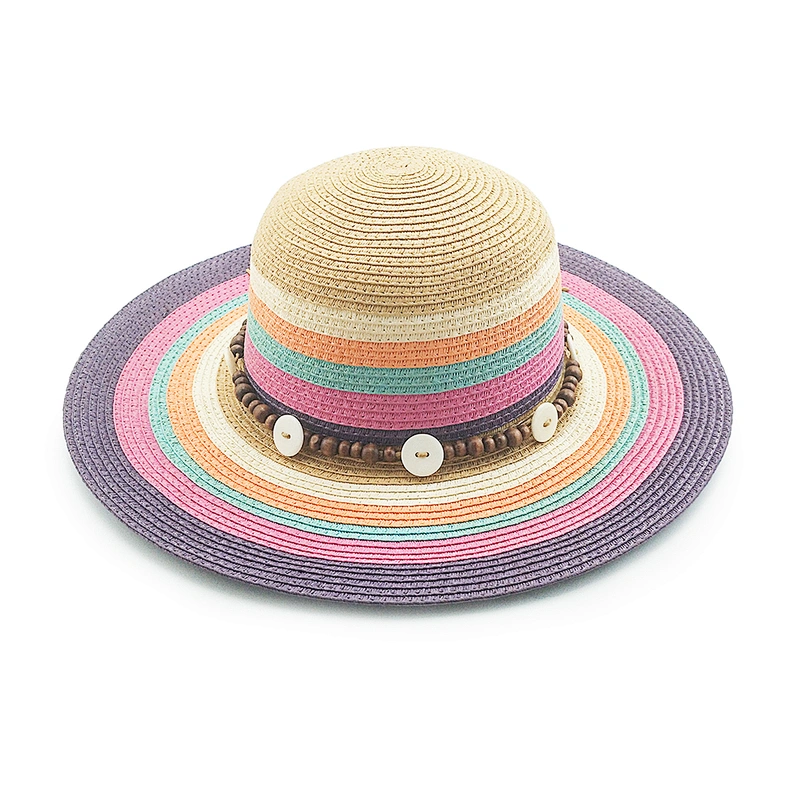 2020 High quality popular summer paper straw hat floppy women straw Hat