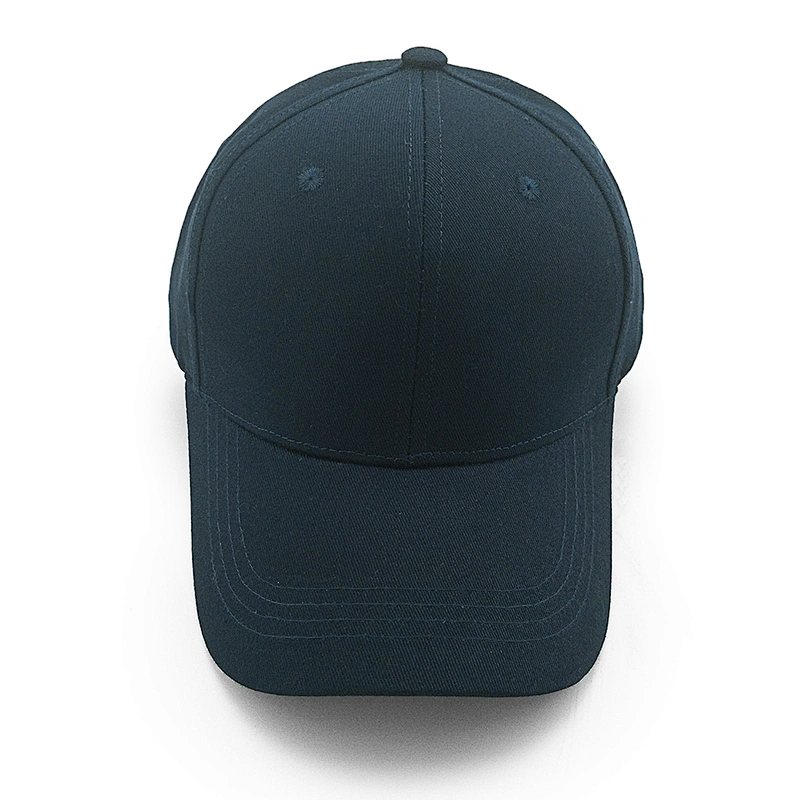 OEM custom 6-panel foldable fitted hat plain baseball cap basic promotional wholesale cap