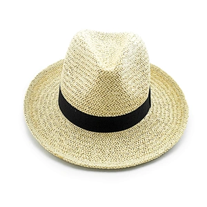 Wholesale paper straw hat handmade panama men and women summer Hat