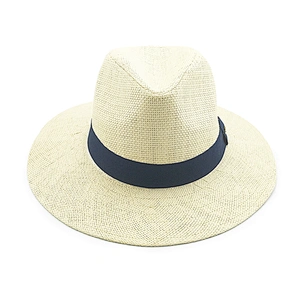 Factory Wholesale Fashion Summer Paper Straw Panama Hat With Stock