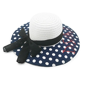 2020 Sombrero de paja de papel de verano popular de alta calidad disquete mujer Sombrero de paja