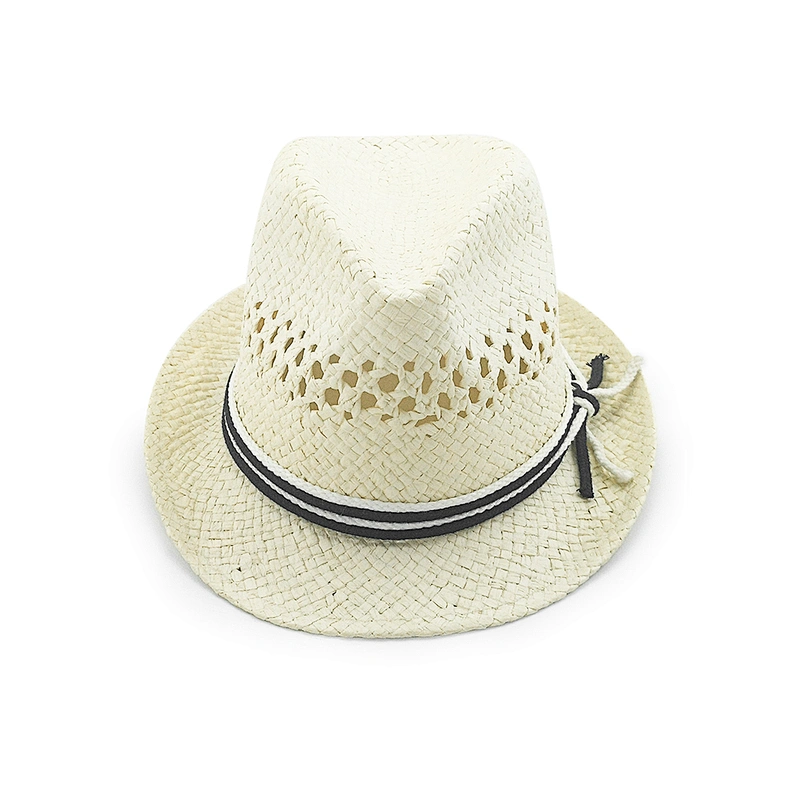 2020 new popular fashion high quality summer rough paper fedora hat