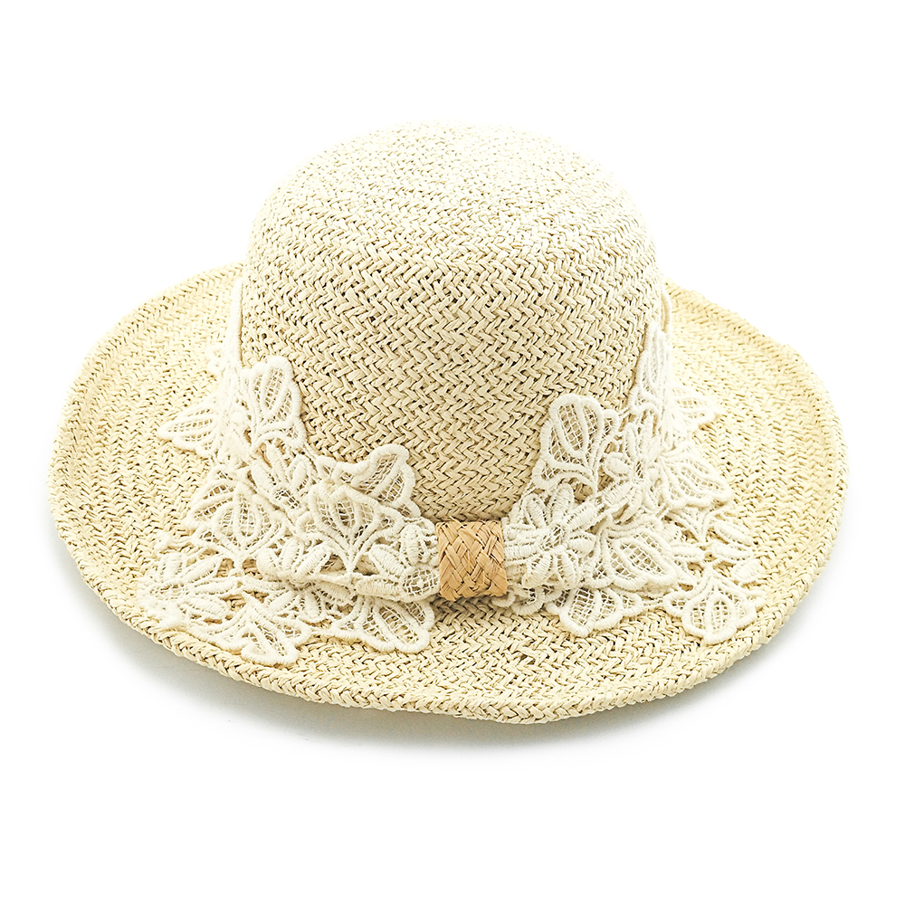 2020 High quality popular summer paper straw hat floppy women straw Hat