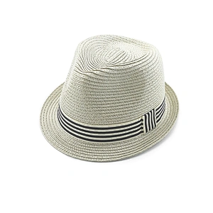 2020 new popular fashion high quality summer PP braid fedora hat