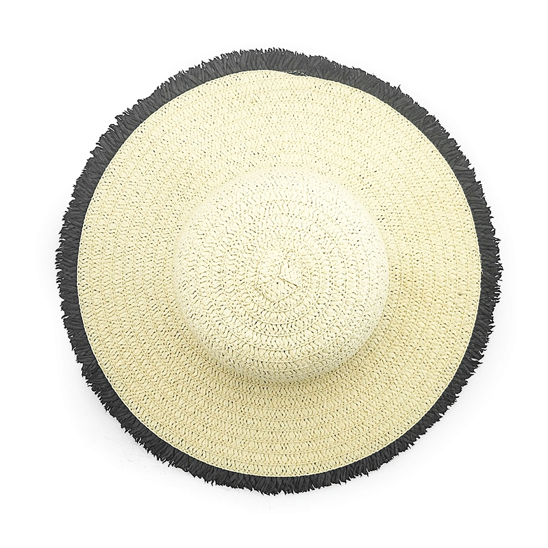 2020 High quality popular summer paper straw hat floppy women straw Hat