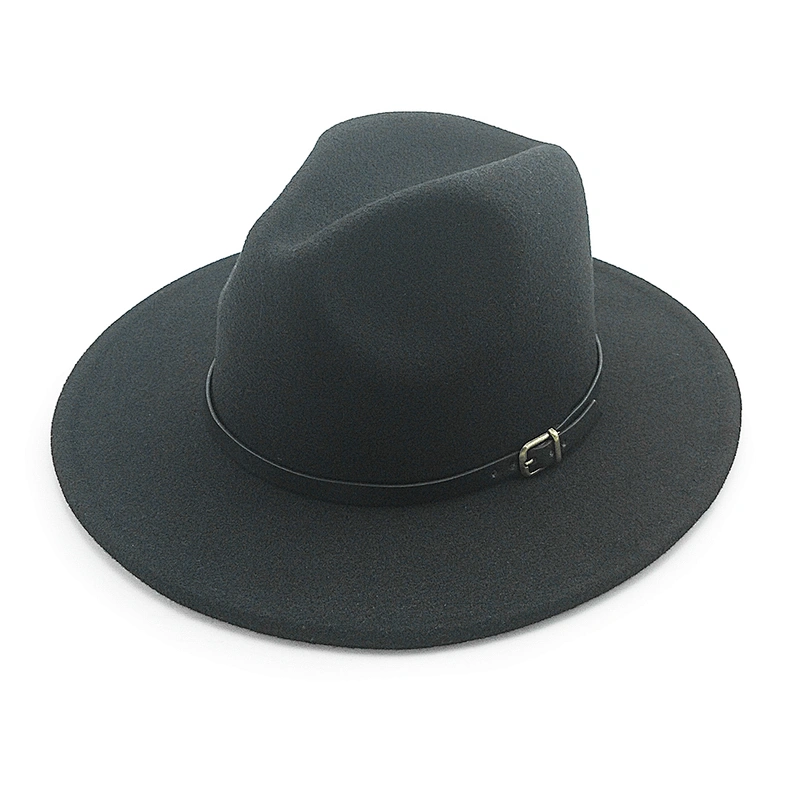 Wholesale fedora hat women fedora hat temperament Wool felt Panama hat