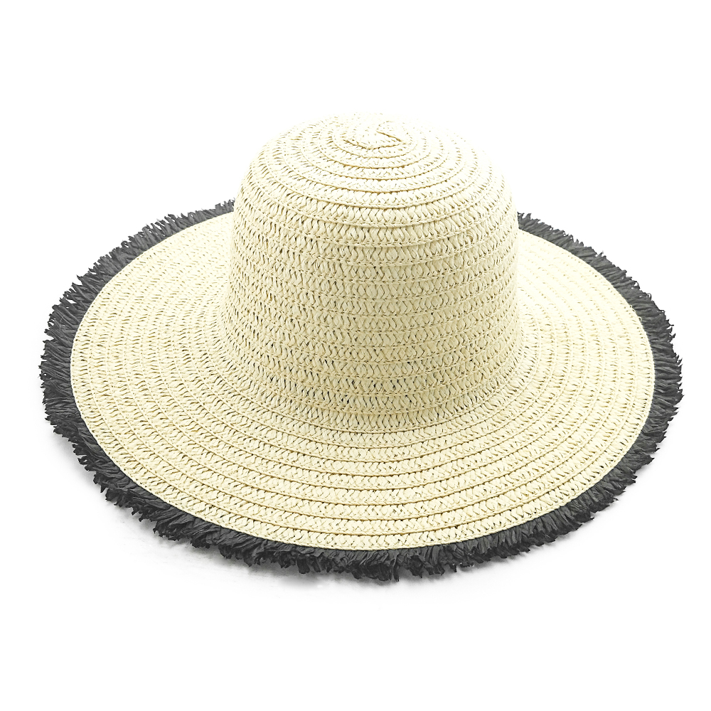 2020 High quality popular summer paper straw hat floppy women straw Hat