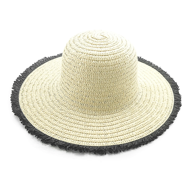 2020 High quality popular summer paper straw hat floppy women straw Hat