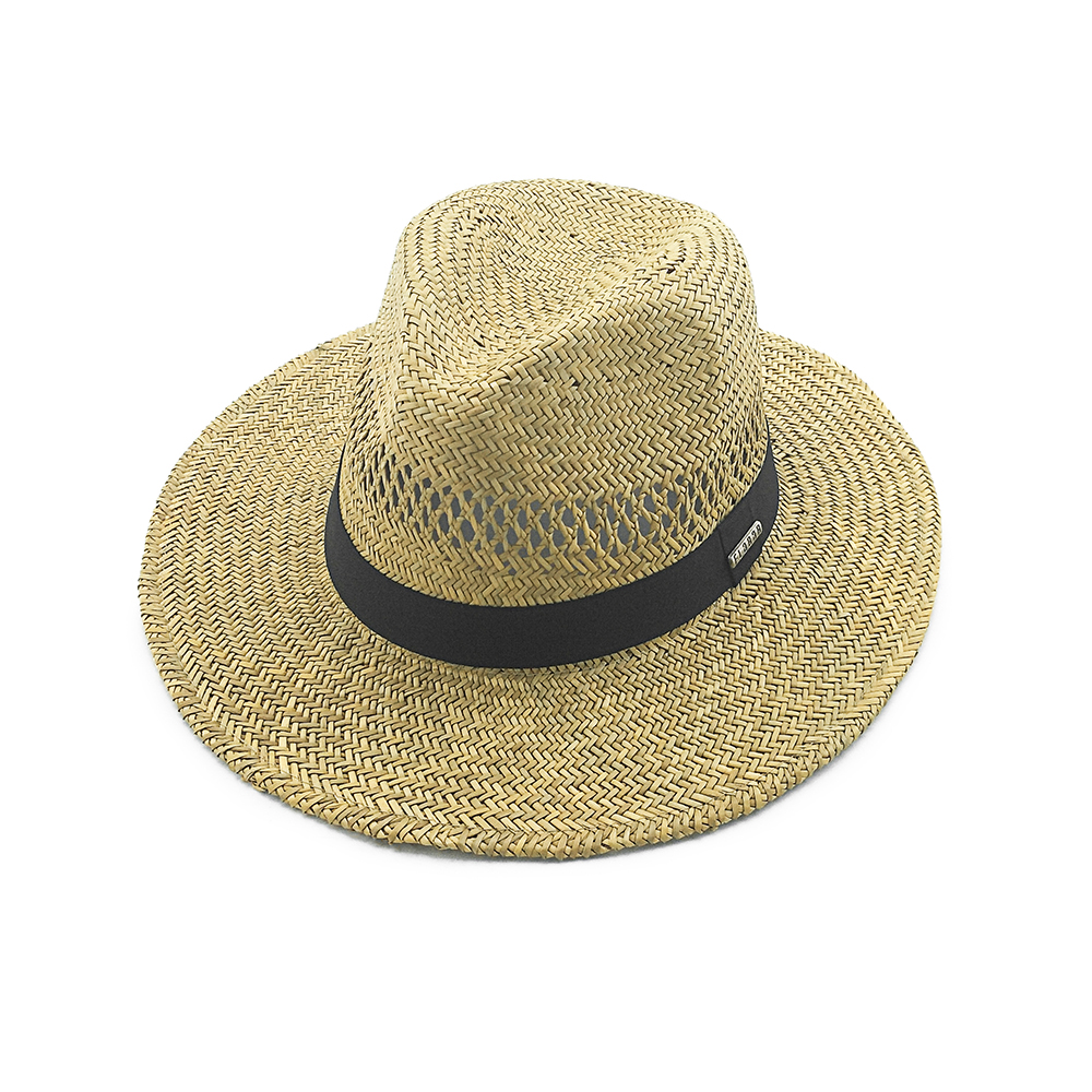 Fashion spring & summer women travel wide brim sombrero straw panama hat wholesale