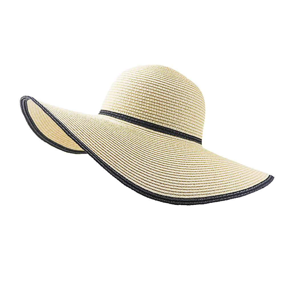 2020 High quality popular summer paper straw hat floppy women straw Hat