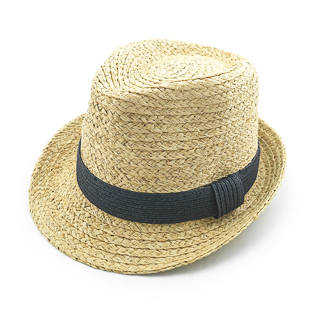 2020 new popular fashion high quality summer raffia straw braid fedora hat
