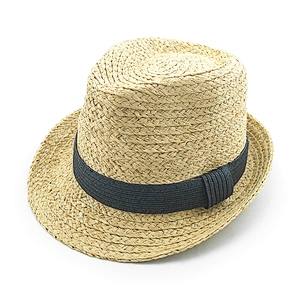 2020 new popular fashion high quality summer raffia straw braid fedora hat