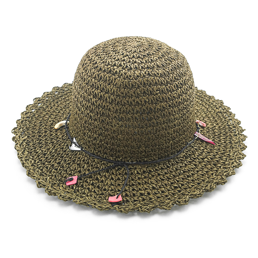 2020 High quality popular summer paper straw hat floppy women straw Hat