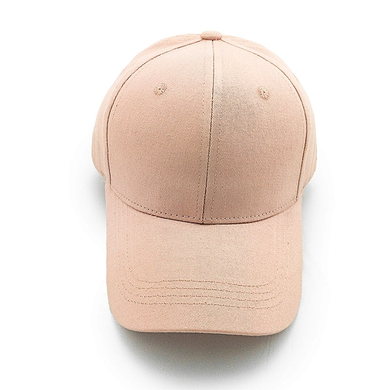 OEM custom 6-panel foldable fitted hat plain baseball cap basic promotional wholesale cap