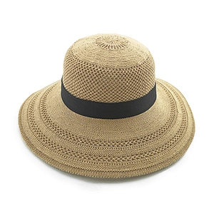 2020 High quality popular summer paper straw hat floppy women straw Hat