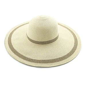 2020 High quality popular summer paper straw hat floppy women straw Hat