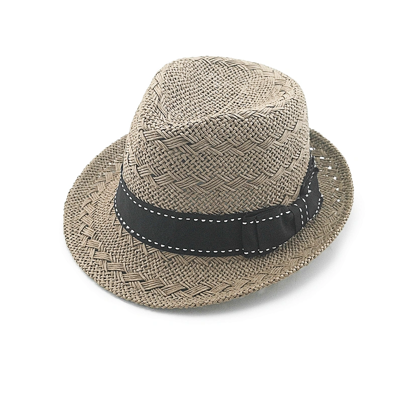 2020 new popular fashion high quality summer twisted paper fedora hat
