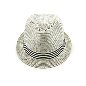 2020 new popular fashion high quality summer PP braid fedora hat
