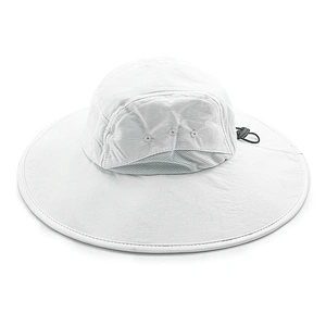 Deportes de moda Impresión de color plegable Logo en blanco Pesca en la selva de verano Sombrero de barril personalizado