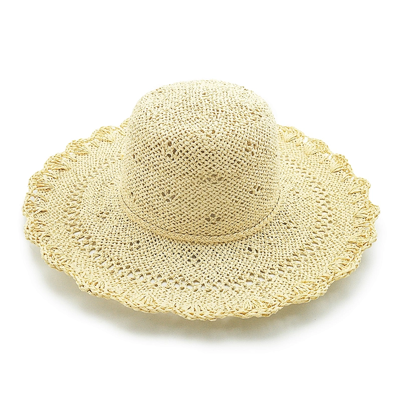 2020 High quality popular summer paper straw hat floppy women straw Hat