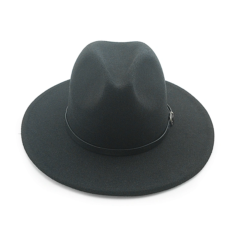 Wholesale fedora hat women fedora hat temperament Wool felt Panama hat