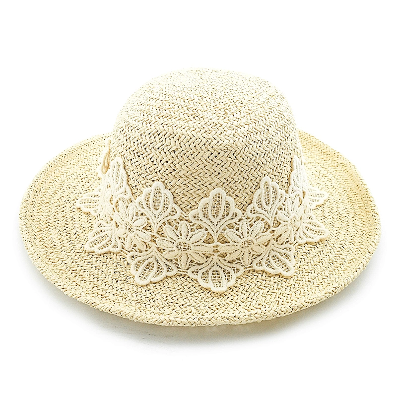 2020 High quality popular summer paper straw hat floppy women straw Hat