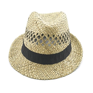 2020 new popular fashion high quality summer seagrass straw fedora hat