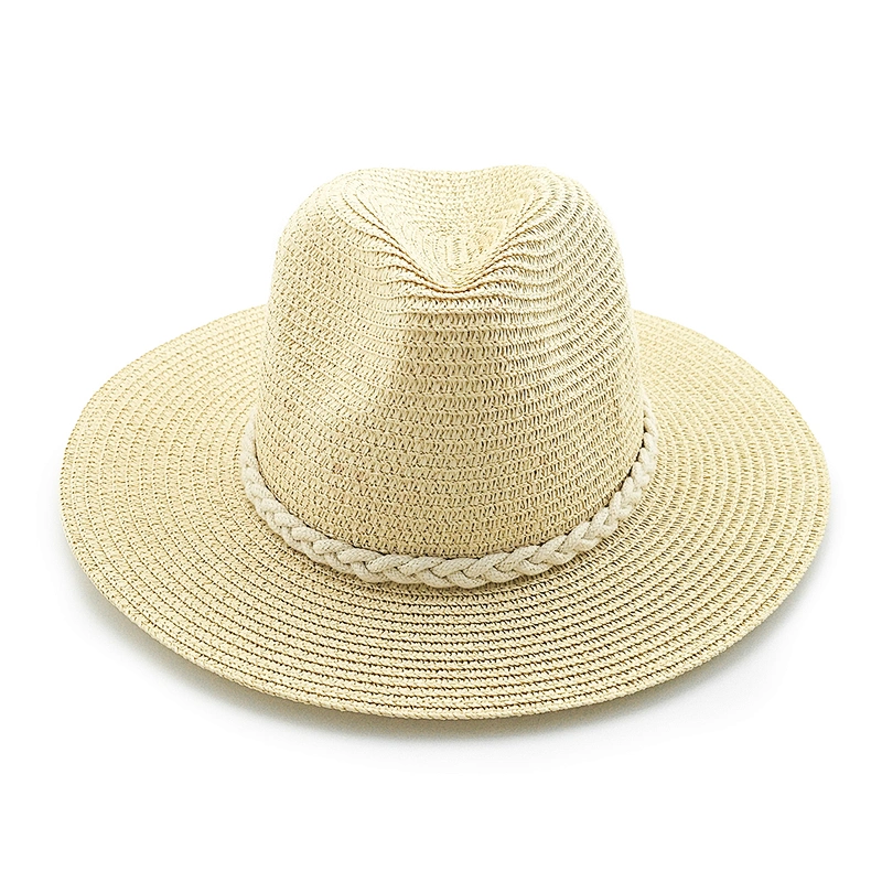 Promotional custom cheap summer beach stock panama straw hat