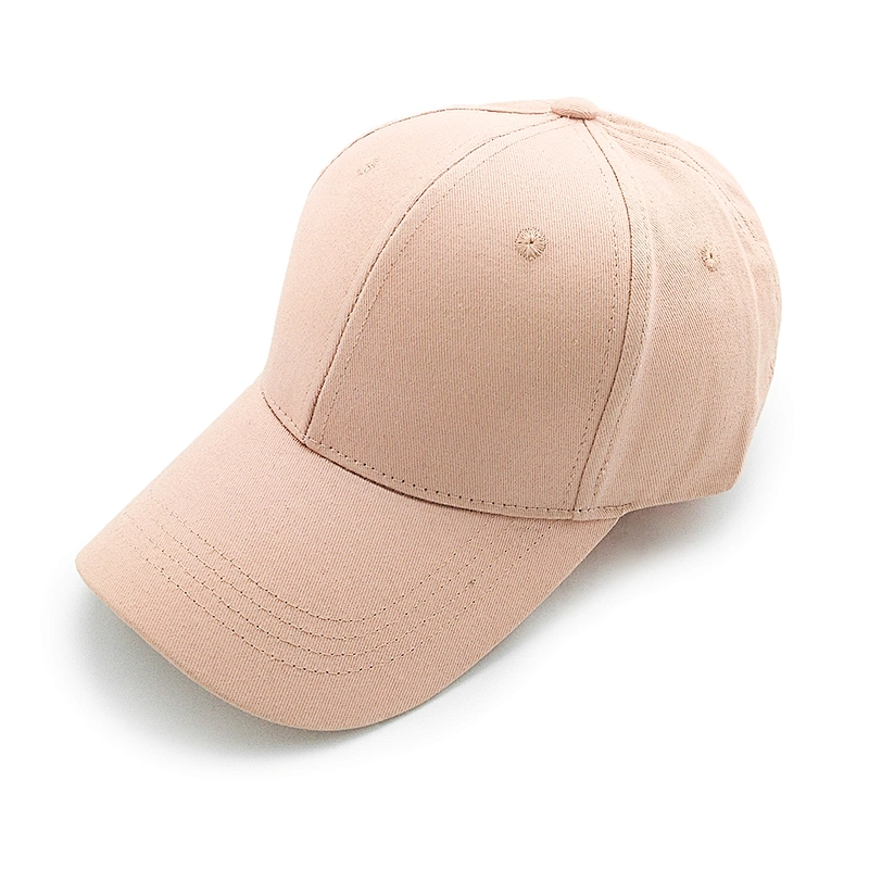OEM custom 6-panel foldable fitted hat plain baseball cap basic promotional wholesale cap