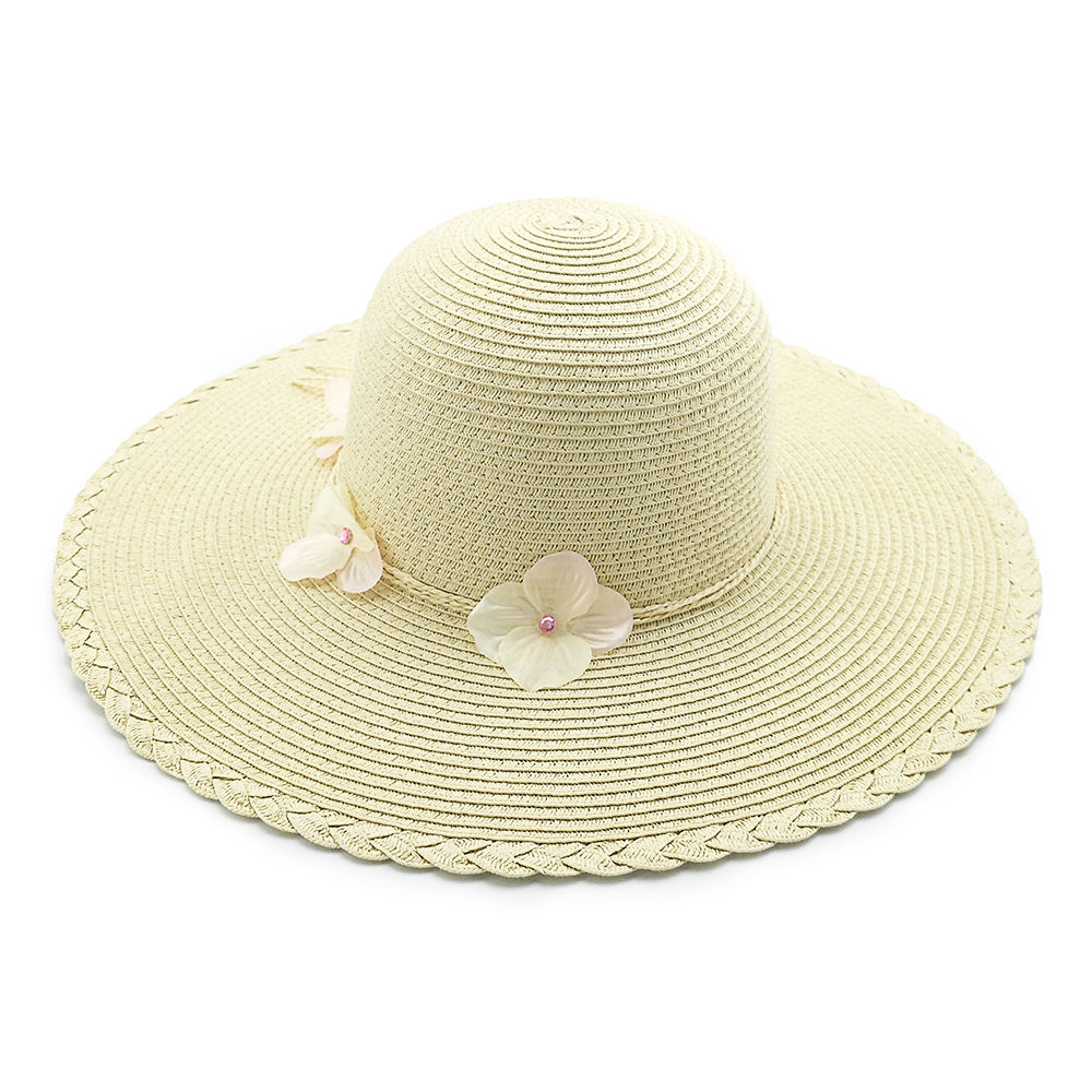 2020 High quality popular summer paper straw hat floppy women straw Hat