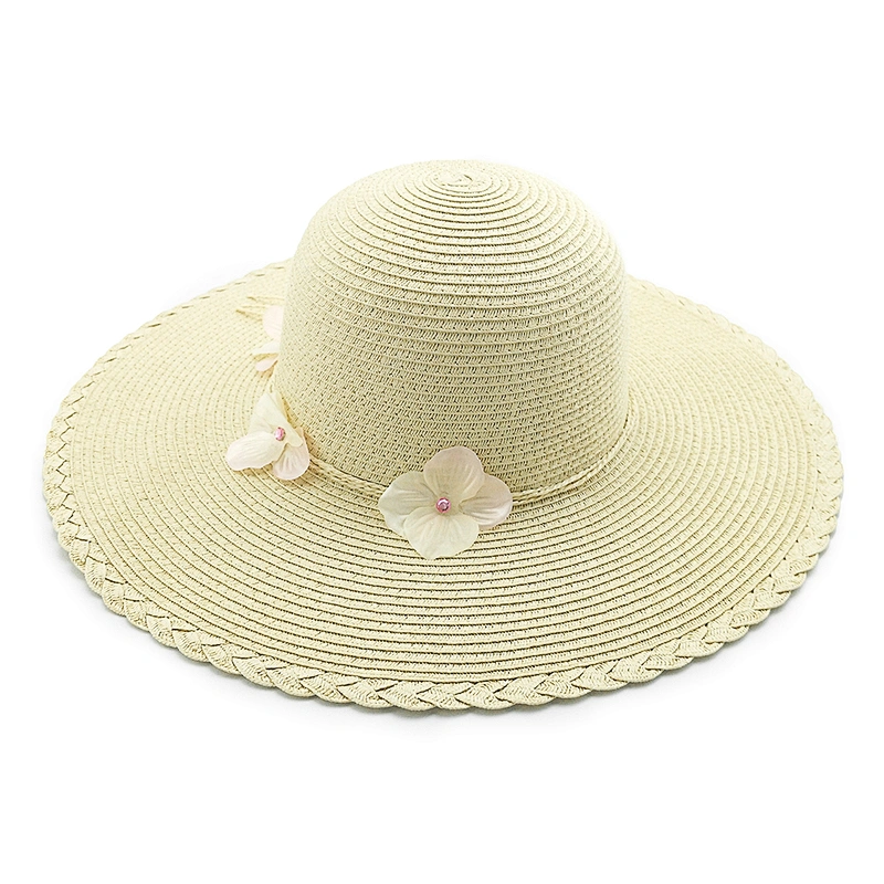 2020 High quality popular summer paper straw hat floppy women straw Hat